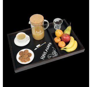 Kreidetafel Serviertablett