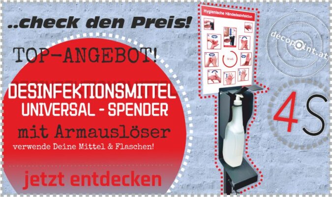 Preisvergleich - style4store mit besten Preis/Leistungs Verhältniss - Desinfektionsständer mit besten Preis/Leistungsverhältniss