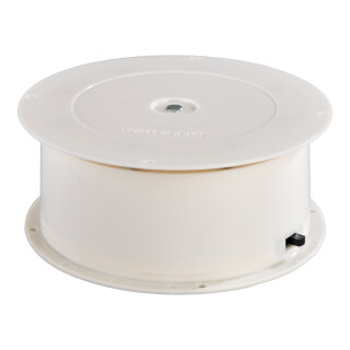 Drehbühne 1,5 V-Batterie, Tragkraft 4kg, mit Schlüsselring, TÜV geprüft     Groesse: 4 Watt, 1,7 U/Min., Ø 15cm    Farbe: weiß