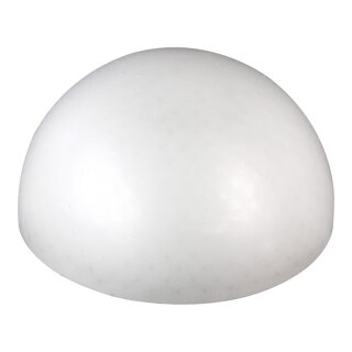Styrofoam ball 1 piece = 2 halves     Size: Ø 80cm    Color: white