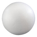 Styrofoam ball      Size: Ø 12cm    Color: white