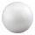 Styrofoam ball  - Material:  - Color: white - Size: Ø 7cm