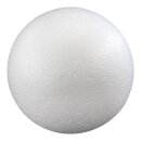 Styrofoam ball      Size: Ø 8cm    Color: white