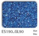Glitter Glassand 0,1mm, blau, 6 kg Kübel (5 ltr.)