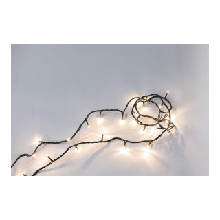 LED-Lichterkette 100-fach, 10x koppelbar, 230V Stecker, für Innen     Groesse: 1000cm    Farbe: grün/warm weiss