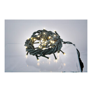 LED chain 50-fold - Material: 20x connectable IP44 230V plug for outdoor - Color: green/warm white - Size:  X 500cm