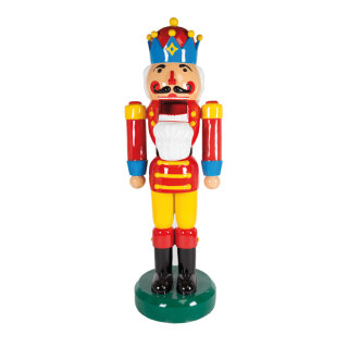 Nutcracker  - Material: arms not moveable fibreglass - Color: multicoloured - Size:  X 185cm