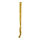 Tinselgirlande Folienstärke: 6 PLY     Groesse:Ø 10cm, 300cm    Farbe:gold   Info: SCHWER ENTFLAMMBAR