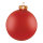 Christmas balls red matt made of glass 6 pcs./blister - Material:  - Color: matt red - Size: Ø 6cm