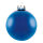 Christmas balls blue matt made of glass 6 pcs./blister - Material:  - Color: matt blue - Size: Ø 8cm