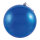 Christmas ball blue 6pcs./blister - Material: seamless shiny - Color: shiny blue - Size: Ø 8cm