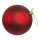 Christmas ball matt red 12pcs./blister - Material: seamless mat - Color: matt red - Size: Ø 6cm
