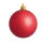 Christmas ball red matt  - Material:  - Color:  - Size: Ø 25cm