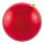 Weihnachtskugel, rot, 12Stck./Blister, nahtlos, glänzend, Größe:Ø 6cm,  Farbe: rot   Info: SCHWER ENTFLAMMBAR
