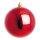 Weihnachtskugel, rot glänzend      Groesse:Ø 10cm   Info: SCHWER ENTFLAMMBAR
