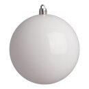 Weihnachtskugel, weiß glänzend      Groesse:...