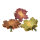 Maple leaves 36pcs./bag - Material: assorted artificial silk - Color: green/brown - Size:  X 13cm