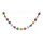 Pull out garland  - Material: metal foil flame retardent - Color: multicoloured - Size: Ø 15cm X 270cm