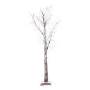 Baum, beschneit, mit Metallfuß, Kunststoff, 125cm,...