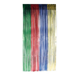 Fadenvorhang Metallfolie     Groesse:100x200cm    Farbe:bunt