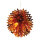 Foil ball  - Material: foldable metal foil with hanger - Color: copper - Size: Ø 35cm