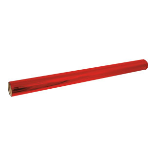 Geschenkfolie 110-120my, PP-Kunststoff     Groesse: 51cm, 10m    Farbe: rot