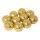 Balls with glitter 24pcs./blister - Material: styrofoam - Color: gold - Size: Ø 3cm