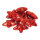 Stars with glitter 50pcs./blister - Material: styrofoam - Color: red - Size: Ø 35cm