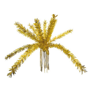 Palmschnittfontäne Metallfolie Abmessung: Ø150cm, 130cm Farbe: gold   Info: SCHWER ENTFLAMMBAR