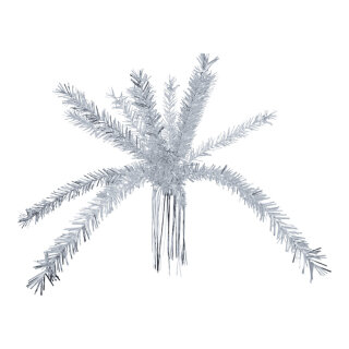 Palm cut fountain  - Material: metal foil - Color: silver - Size:  X Ø150cm 130cm