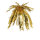 Palm cut fountain  - Material: metal foil - Color: gold - Size: Ø 40cm X 50cm