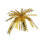 Palmschnittfontäne Metallfolie     Groesse: Ø 85cm, 55cm    Farbe: gold