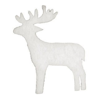 Reindeers pack of 10 pcs. - Material: from 2cm snow mat flame retardent - Color: white - Size: Ø 17cm