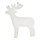 Reindeers pack of 10 pcs. - Material: from 2cm snow mat flame retardent - Color: white - Size: Ø 29cm