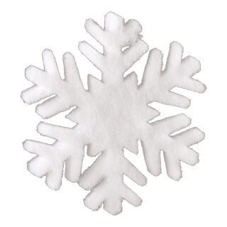 Snowflake  - Material: from 2cm snow mat - Color: white - Size: Ø 17cm