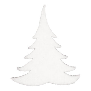 Schneetanne 10er-Pack, aus 2cm Schneewatte, schwer entflammbar Größe:Ø 29cm Farbe:weiß   Info: SCHWER ENTFLAMMBAR
