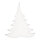 Snow fir tree pack of 10 pcs. - Material: from 2cm snow mat flame retardent - Color: white - Size: Ø 29cm