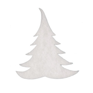 Schneetanne 10er-Pack, aus 2cm Schneewatte, schwer entflammbar Größe:Ø 41cm Farbe:weiß   Info: SCHWER ENTFLAMMBAR
