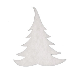 Snow fir tree pack of 10 pcs. - Material: from 2cm snow mat flame retardent - Color: white - Size: Ø 41cm