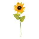 Sunflower on stem  - Material: artificial silk - Color:...