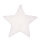 Sterne 10er-Pack, aus 2cm Schneewatte, schwer entflammbar Größe:Ø 12cm Farbe:weiß   Info: SCHWER ENTFLAMMBAR