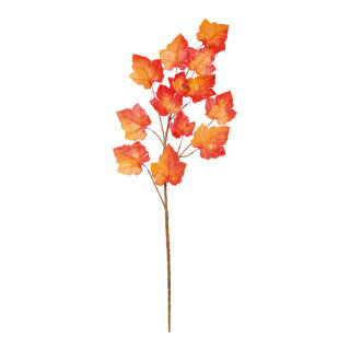 Vine leaf twig artificial silk     Size: 80cm    Color: orange
