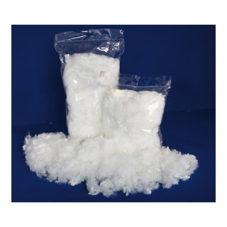 Snow for plucking 300g/bag - Material: fluffy snow effects BS 5852 PartII - Color: white - Size: