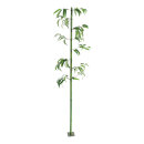 Bamboo cane with leaves  - Material: plastic - Color:...