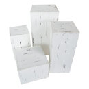 Wooden boxes cuboid 4pcs./set - Material: nested - Color:...