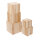 Wooden boxes 5pcs./set - Material: nested square - Color: natural-coloured - Size: 20cm 18cm 16cm 14cm 12cm