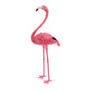Flamingo Kopf oben, Kunststoff mit Federn     Groesse:...