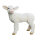 Lamb, standing polyresin, for in- and outdoor     Size: 40x38x16cm    Color: white