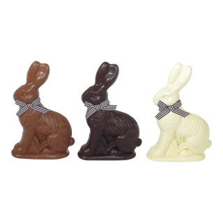 Set of chocolate bunnies 3pcs./set - Material: plastic - Color: brown/white - Size: 28x8x18cm