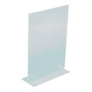 T-stand portrait format, plexiglass     Size: A4,...